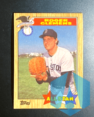 1987 Topps #614 Roger Clemens Boston Red Sox